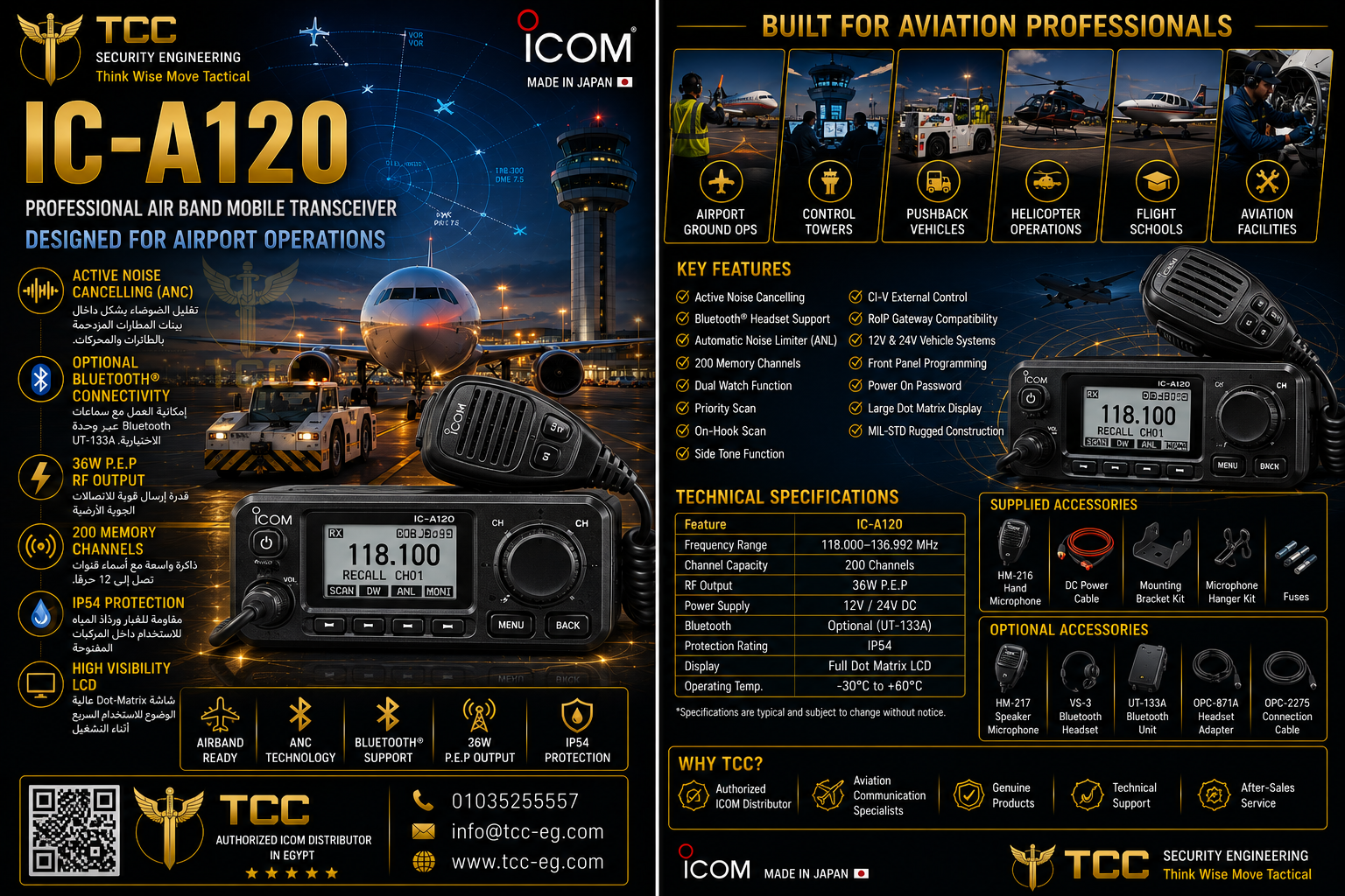 IC-A120 / IC-A120E