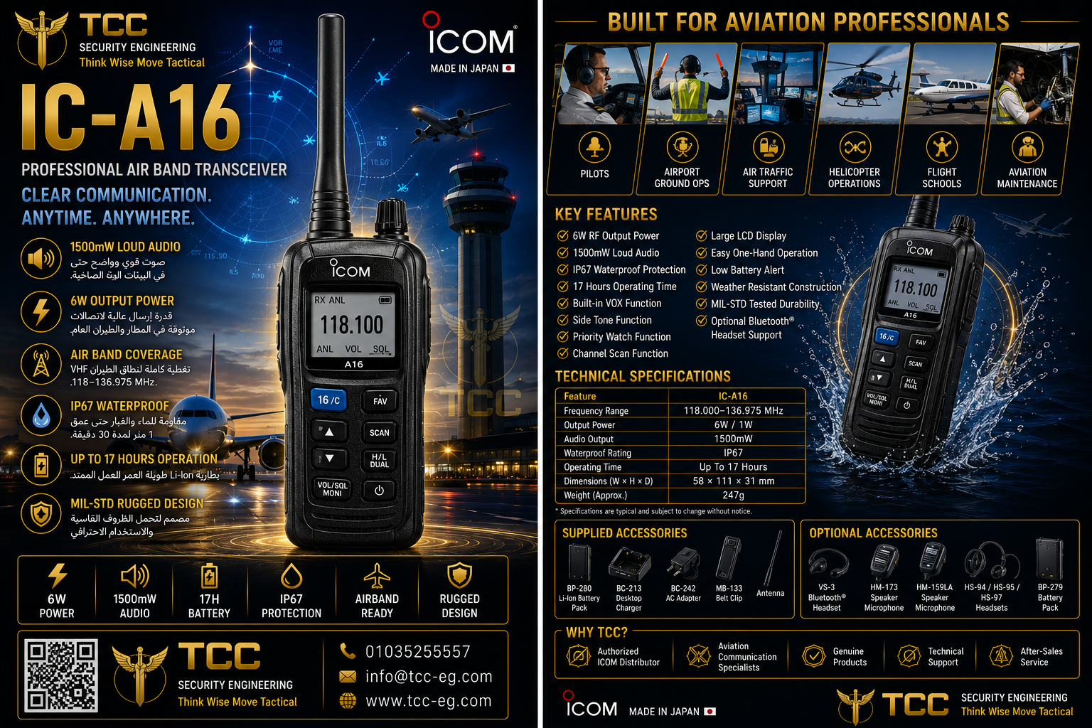IC-A16 / IC-A16E