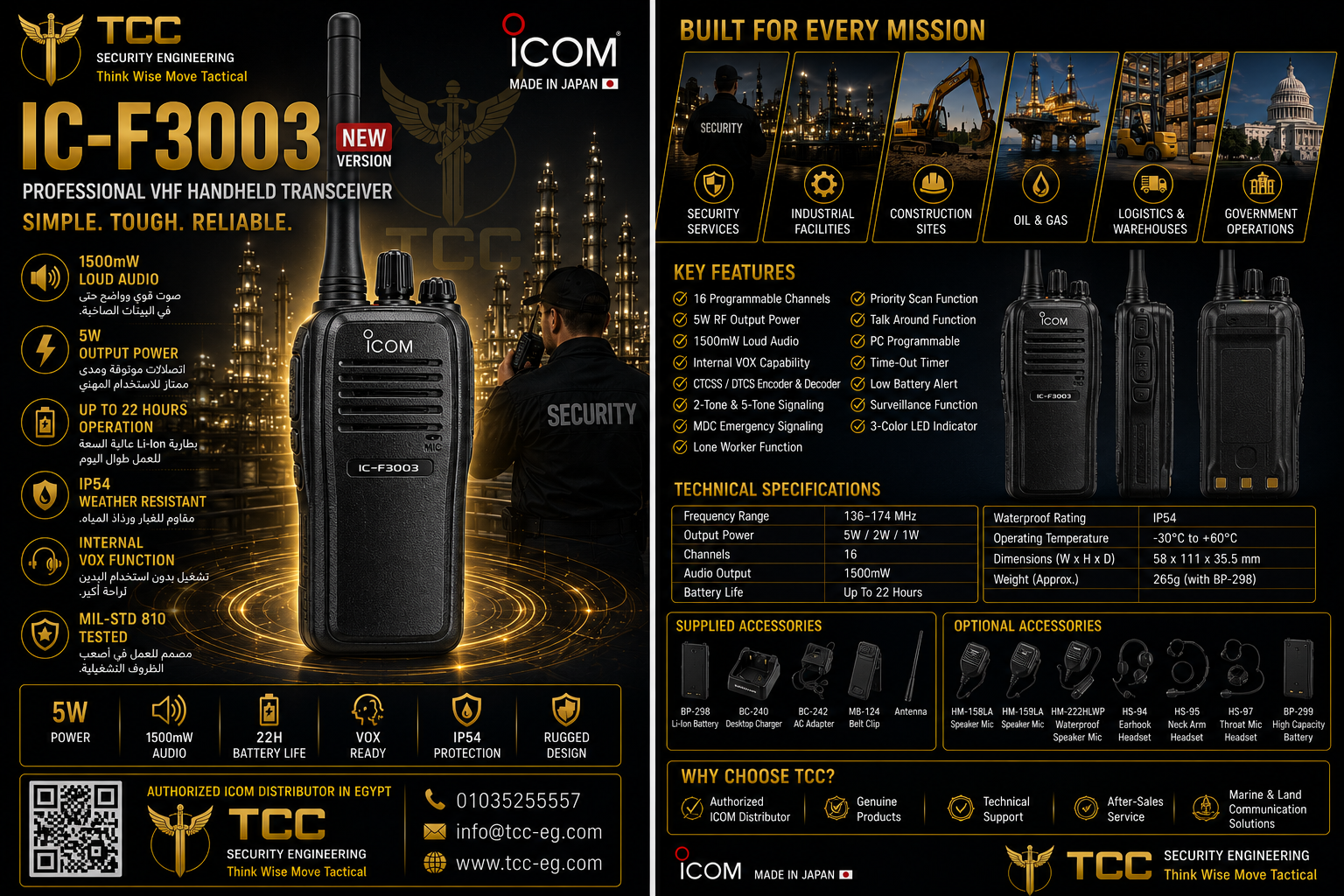 IC-F3003