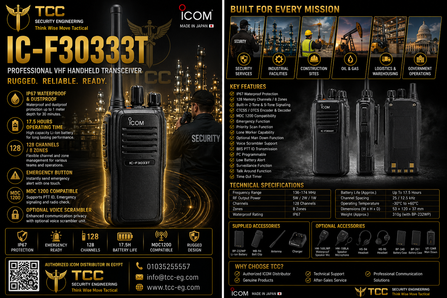 IC-F3033T